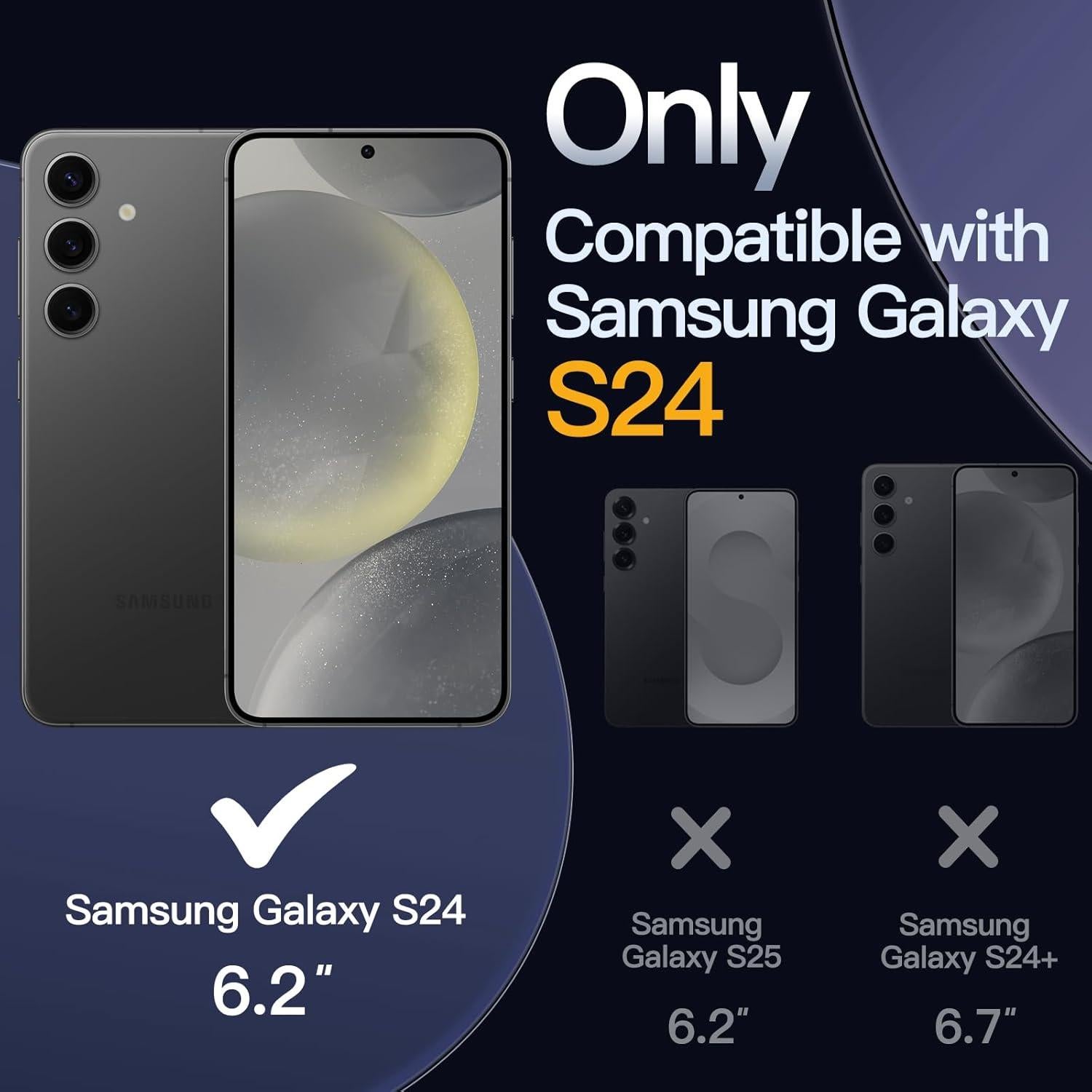 Funda Parachoques JETech para Samsung Galaxy S24 5G - Antigolpes y Antirayaduras