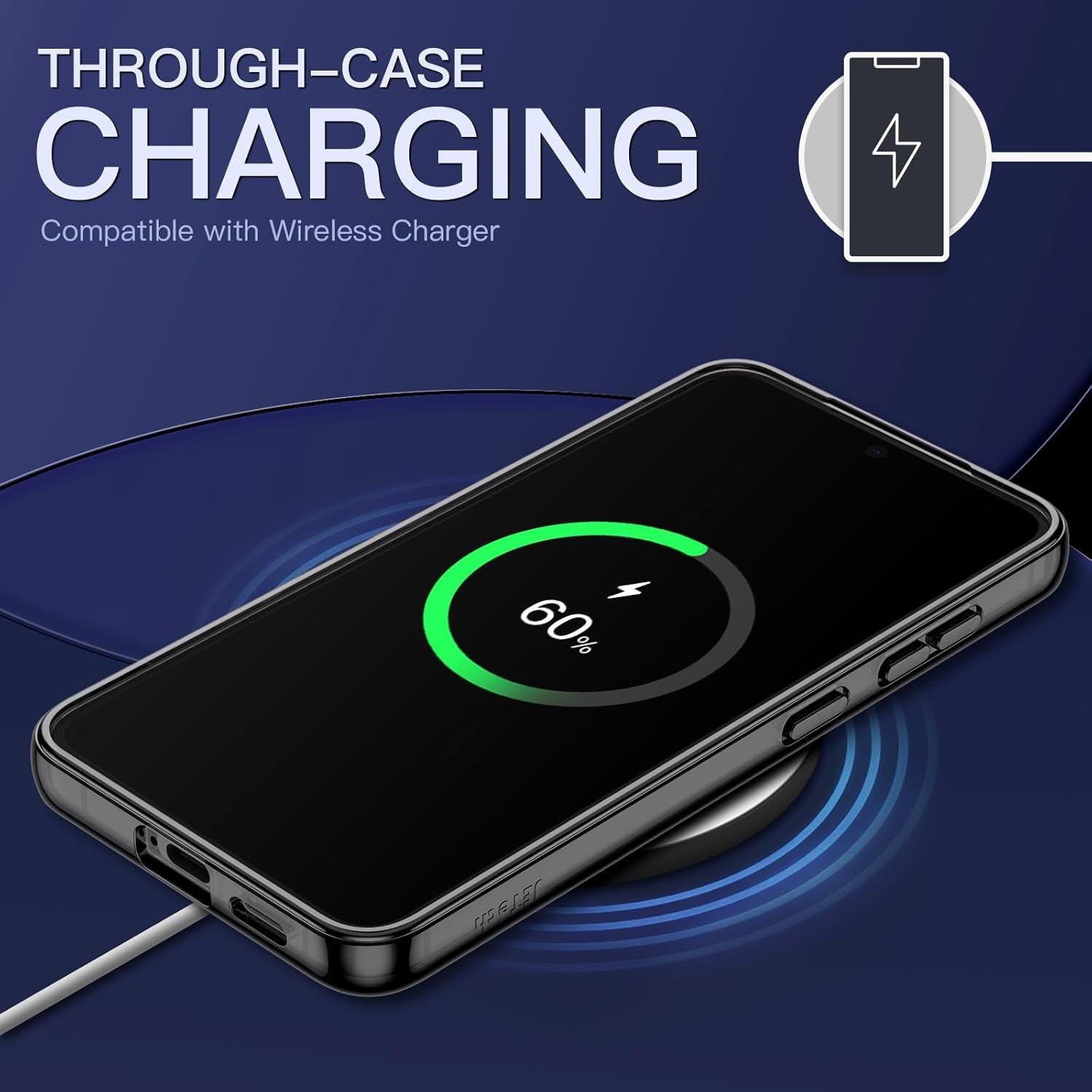 Funda Parachoques JETech para Samsung Galaxy S24 5G - Antigolpes y Antirayaduras