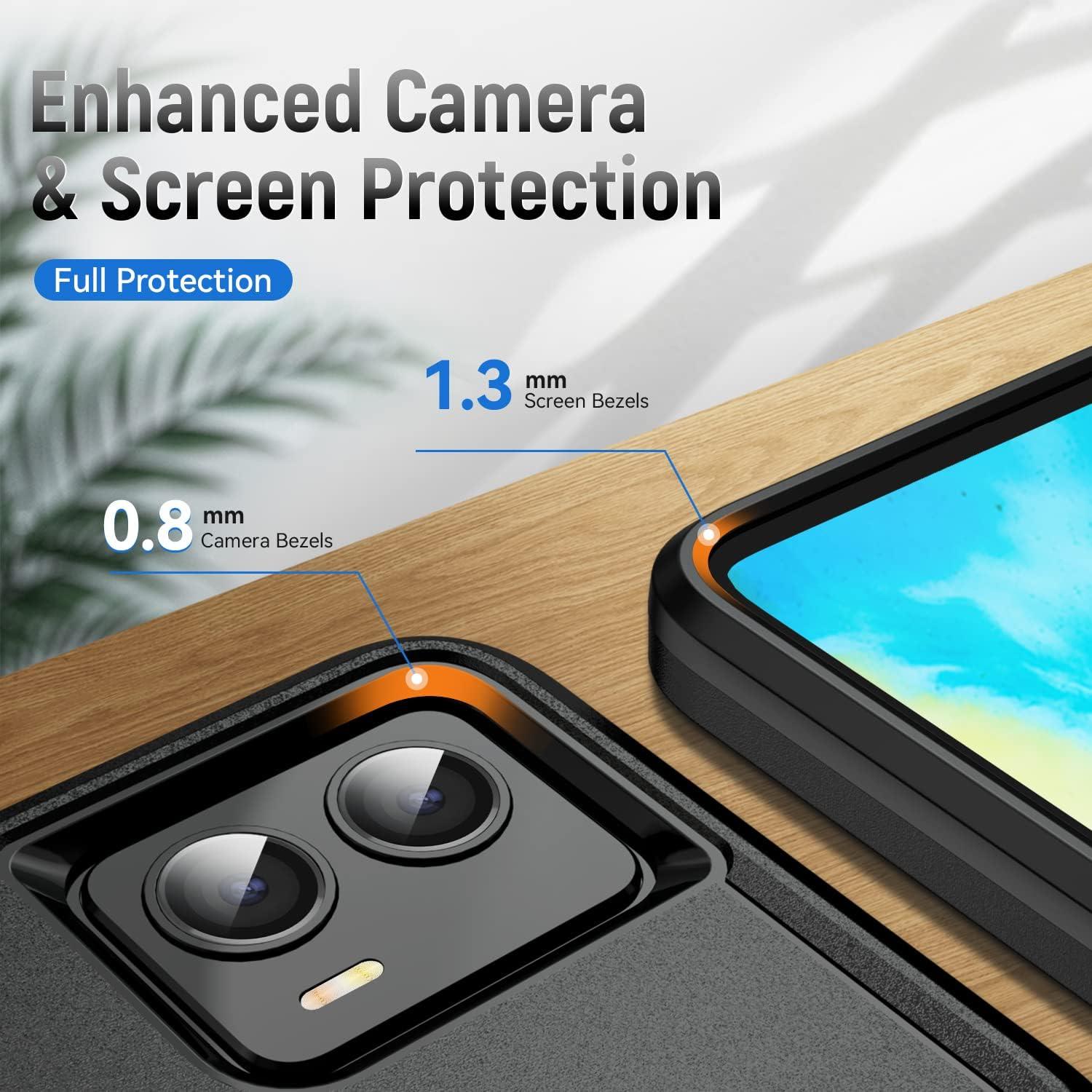 Funda delgada para Motorola Moto G 5G 2023 con protector