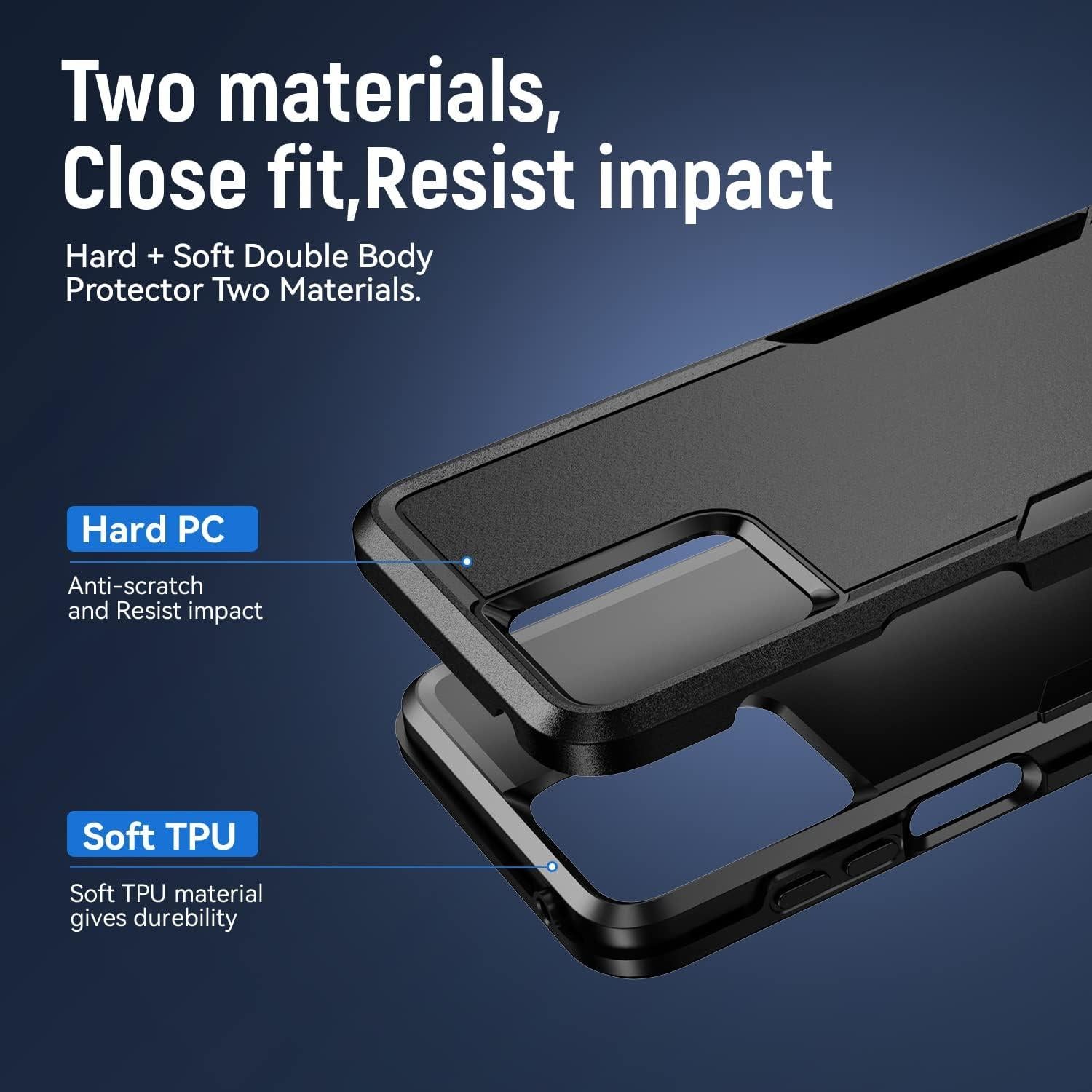 Funda delgada para Motorola Moto G 5G 2023 con protector