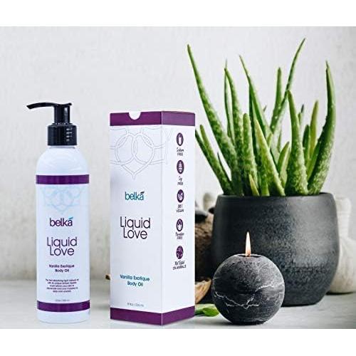 Aceite Corporal Liquid Love Belka 236.6 ml Vainilla Vegano