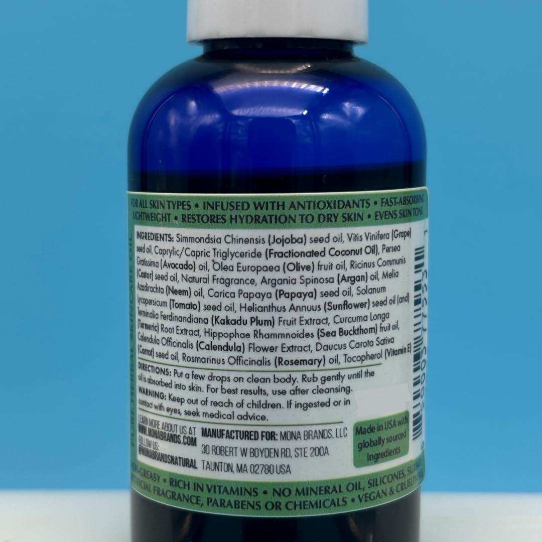 Aceite Corporal Natural MONA 60 ml Hidratante Albaricoque Lavanda