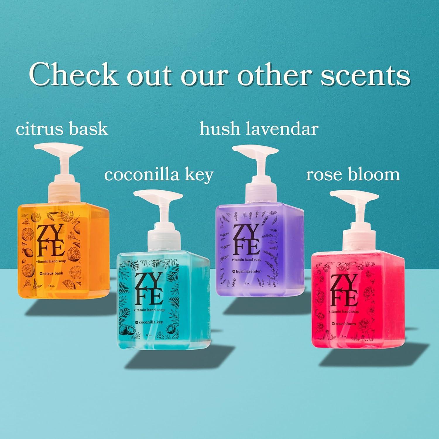 Jabón de Manos Hidratante ZYFE 340g - Fragancia Citrus Bask