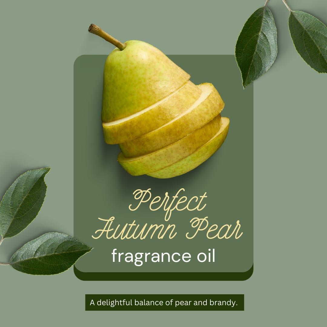 Aceite de Fragancia Pera Otoñal 10 ml GreenHealth - Botella de Vidrio