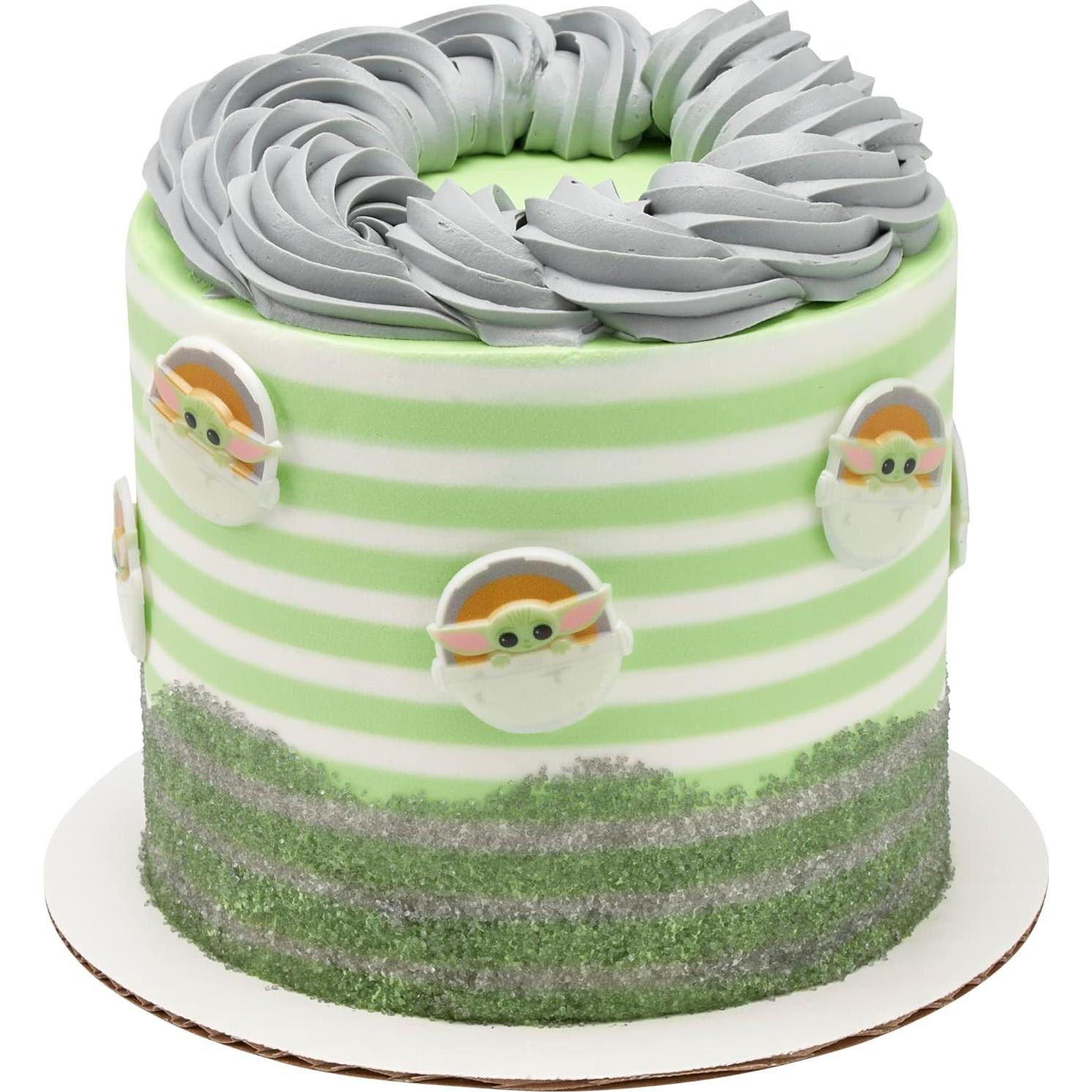 DECOPAC Anillos de Cupcake Star Wars The Mandalorian - 24 Piezas