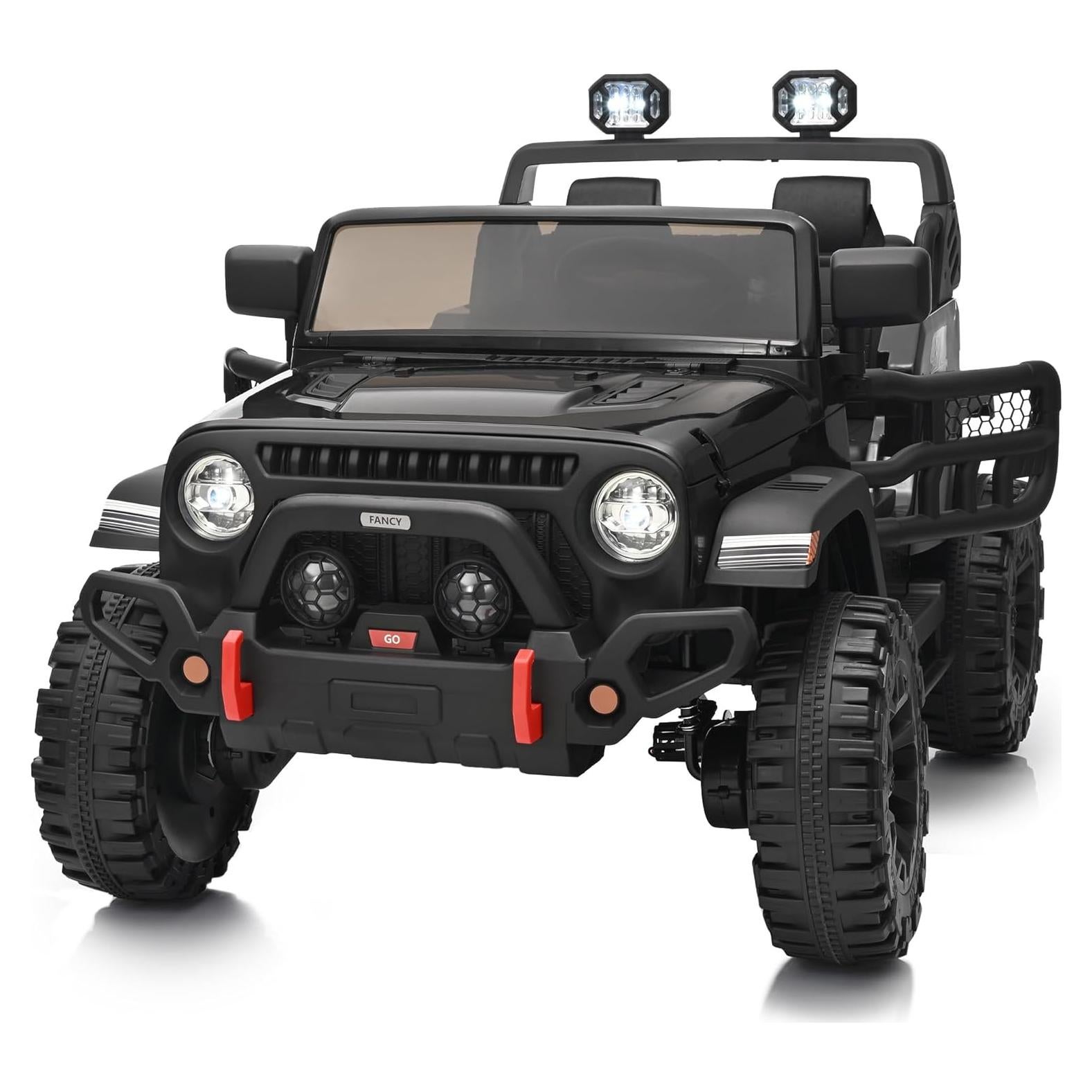 Coche Eléctrico para Niños Hikiddo 12V 2 Pasajeros Negro