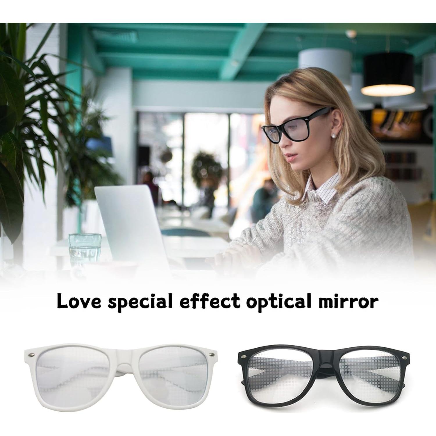 Gafas de Difracción Efecto Corazón Hxyxbnhno - Adulto Unisex