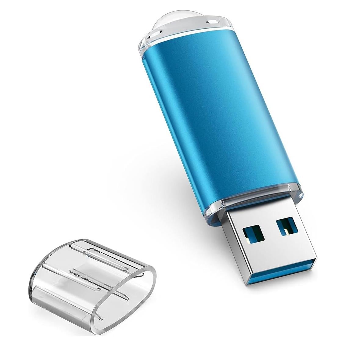TOPESEL 128GB USB 3.0 Memoria Flash Alta Velocidad Azul