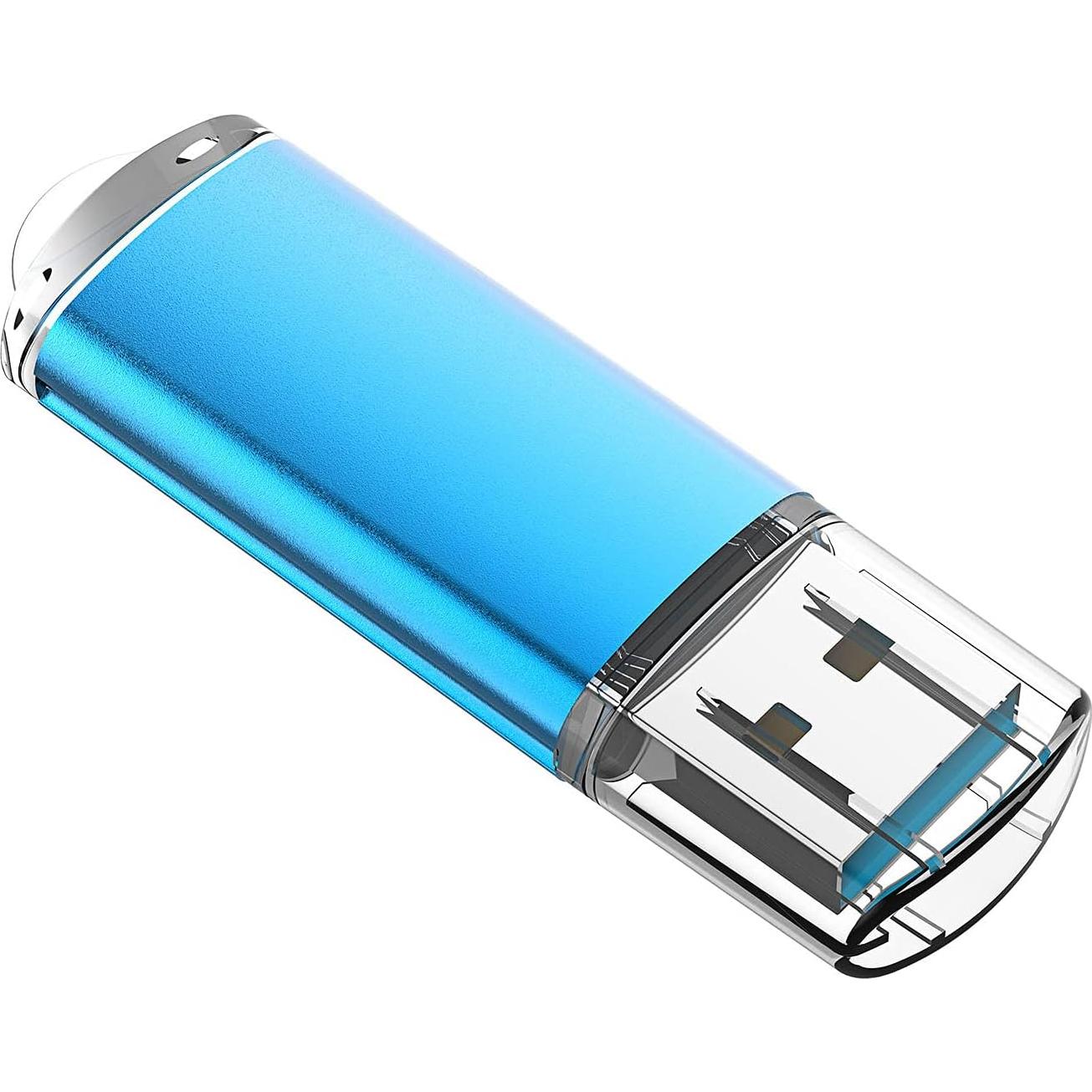 TOPESEL 128GB USB 3.0 Memoria Flash Alta Velocidad Azul