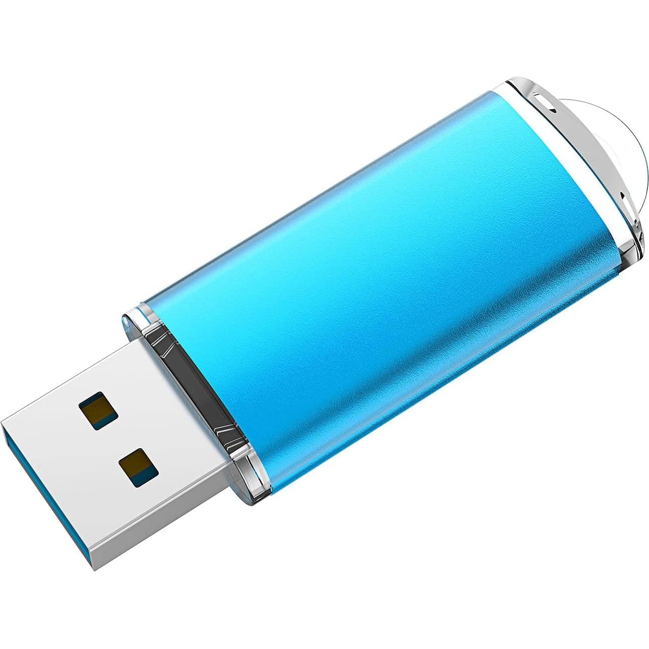 TOPESEL 128GB USB 3.0 Memoria Flash Alta Velocidad Azul