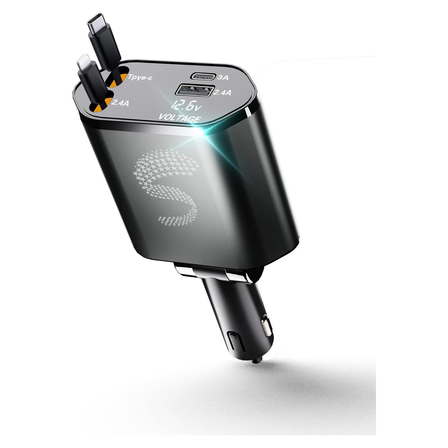 Cargador de Coche Sozun C1 USB-C 120W Carga Rápida Dual