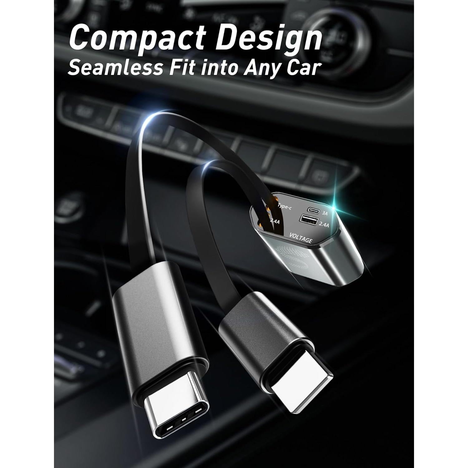 Cargador de Coche Sozun C1 USB-C 120W Carga Rápida Dual