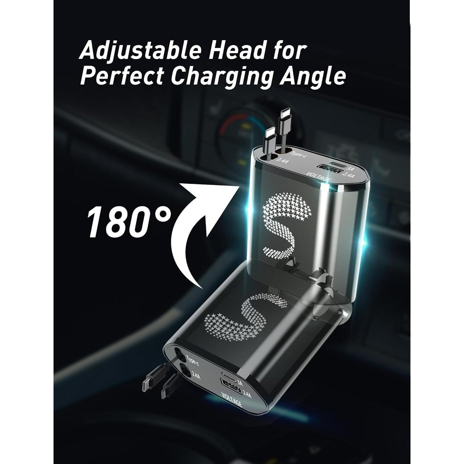 Cargador de Coche Sozun C1 USB-C 120W Carga Rápida Dual