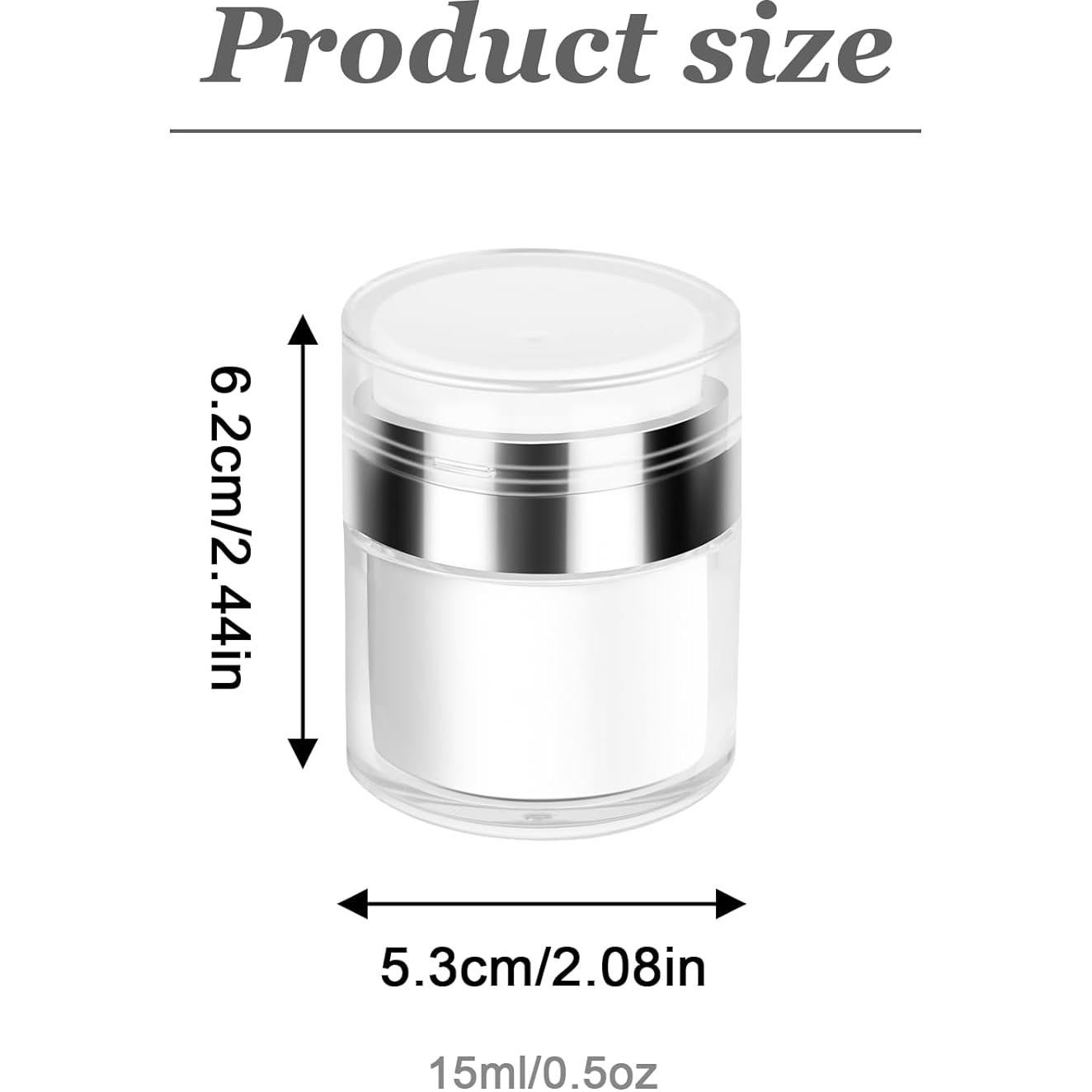 Tarros de bomba sin aire Eseacy 14.79ml para cosméticos