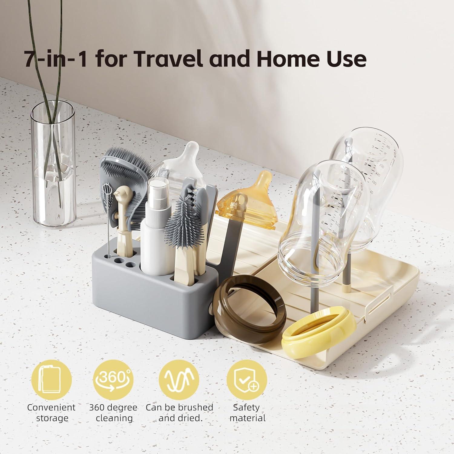 Juego de Limpiadores de Botellas Gulsmami 7 en 1 Viaje