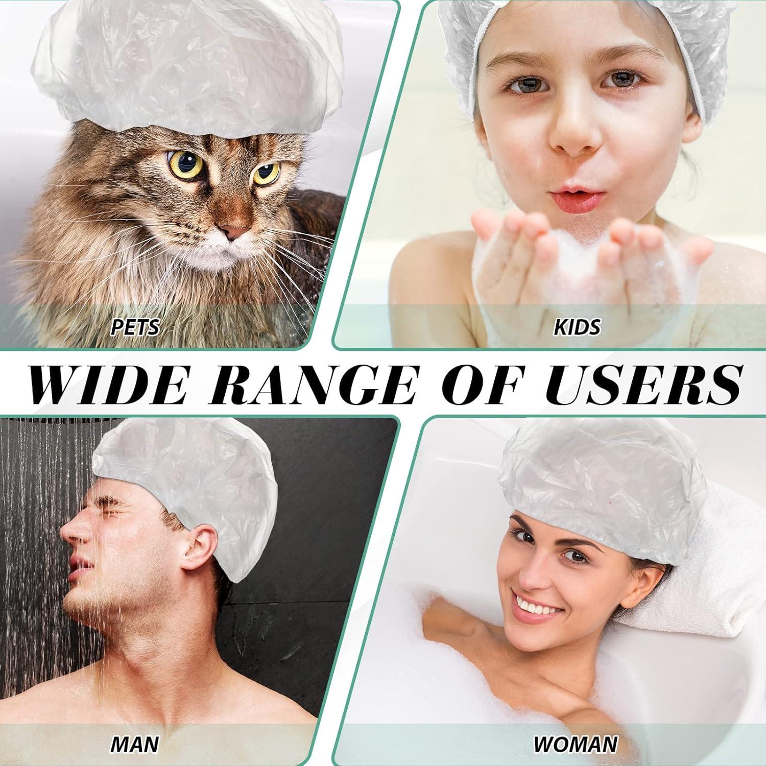 Gorras de Ducha Desechables Leyndo 1000 Pcs Impermeables