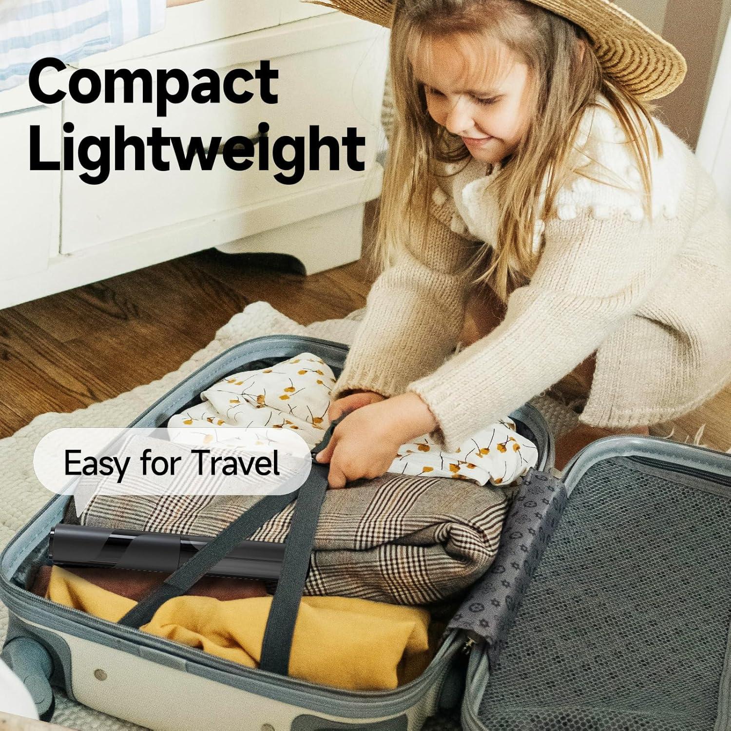 Espumador de Leche de Viaje WBJHYM con Tapa 0.3L Negro