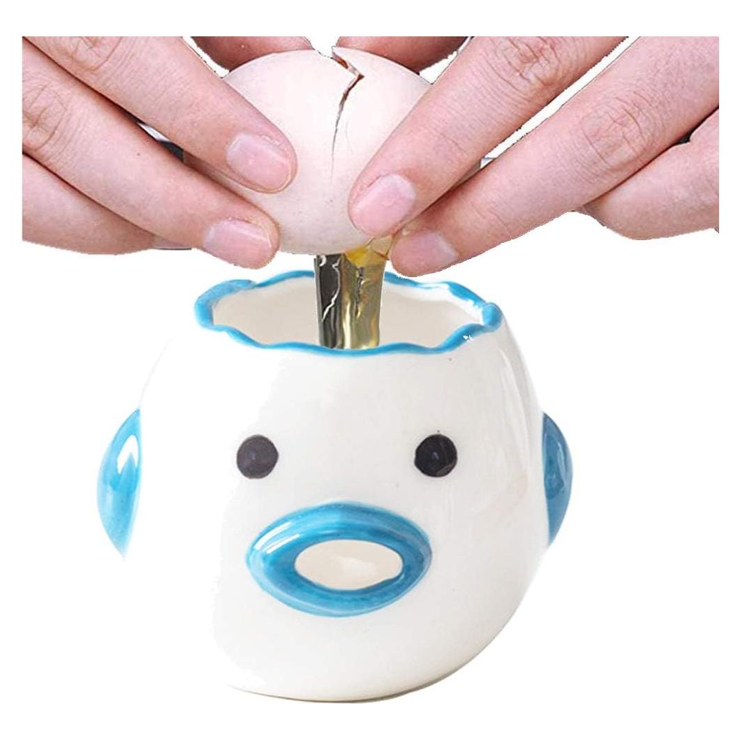 Separador de Yemas de Huevo ZOSTLAND Cerámica Azul 5cm