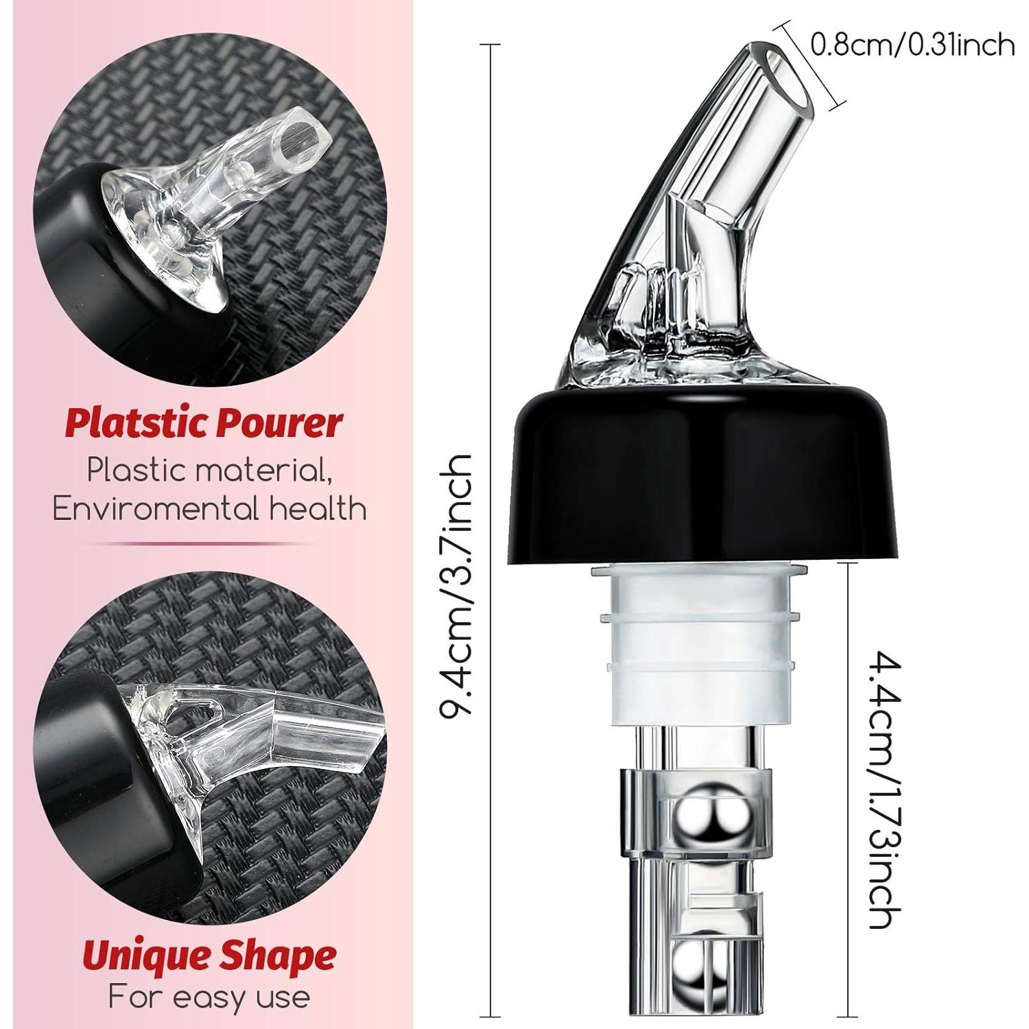 Vertedores Automáticos de Licor BBTO 1 oz (30 ml) 12 Piezas