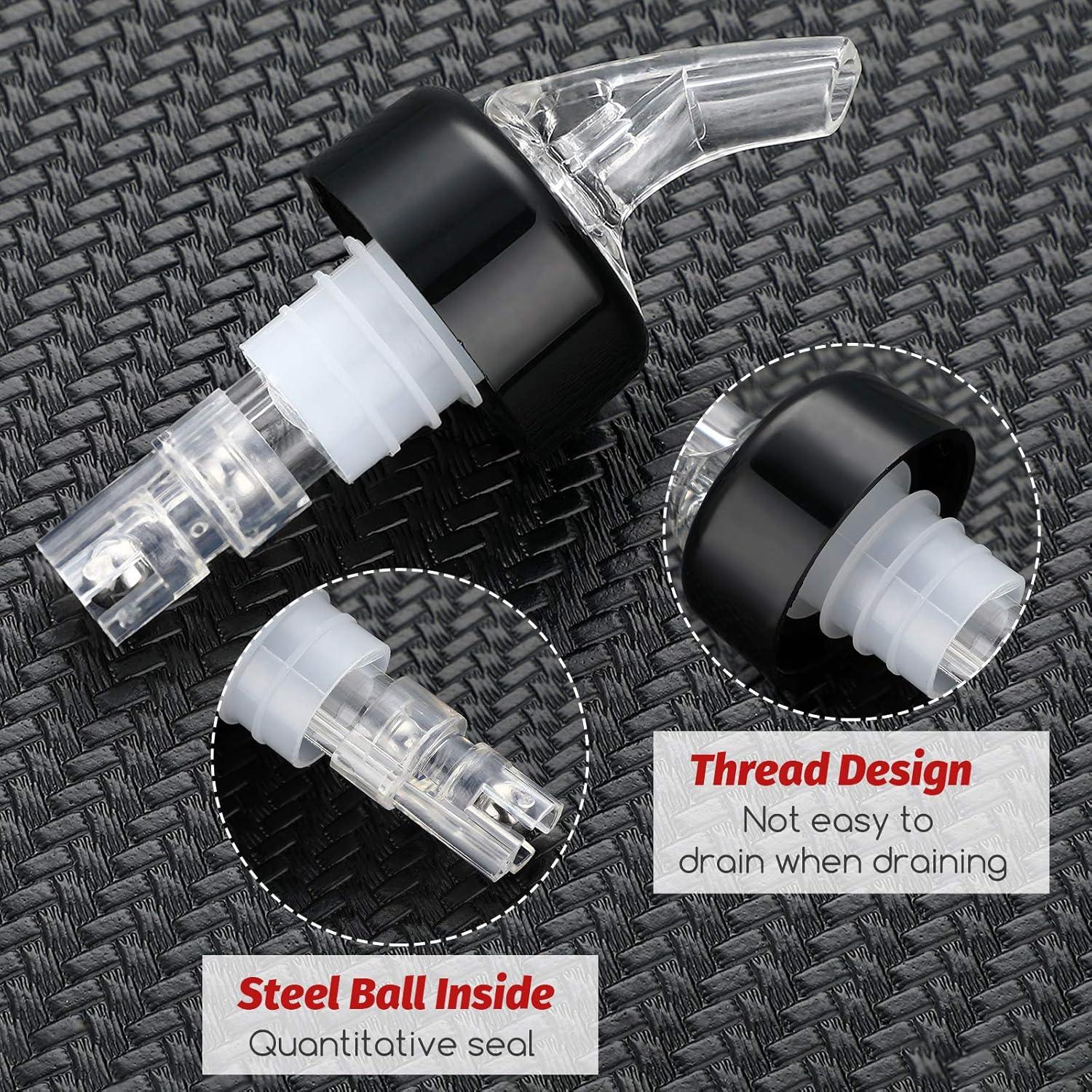 Vertedores Automáticos de Licor BBTO 1 oz (30 ml) 12 Piezas