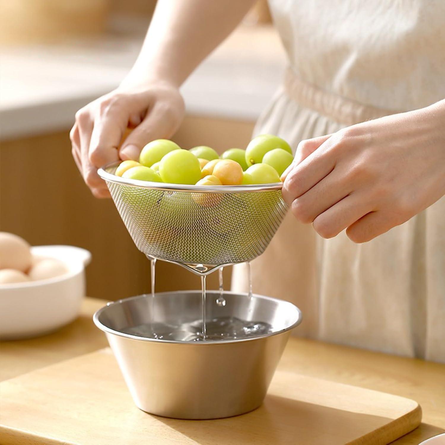 Colador Mini de Acero Inoxidable DOPMEP para Berries 14.3cm
