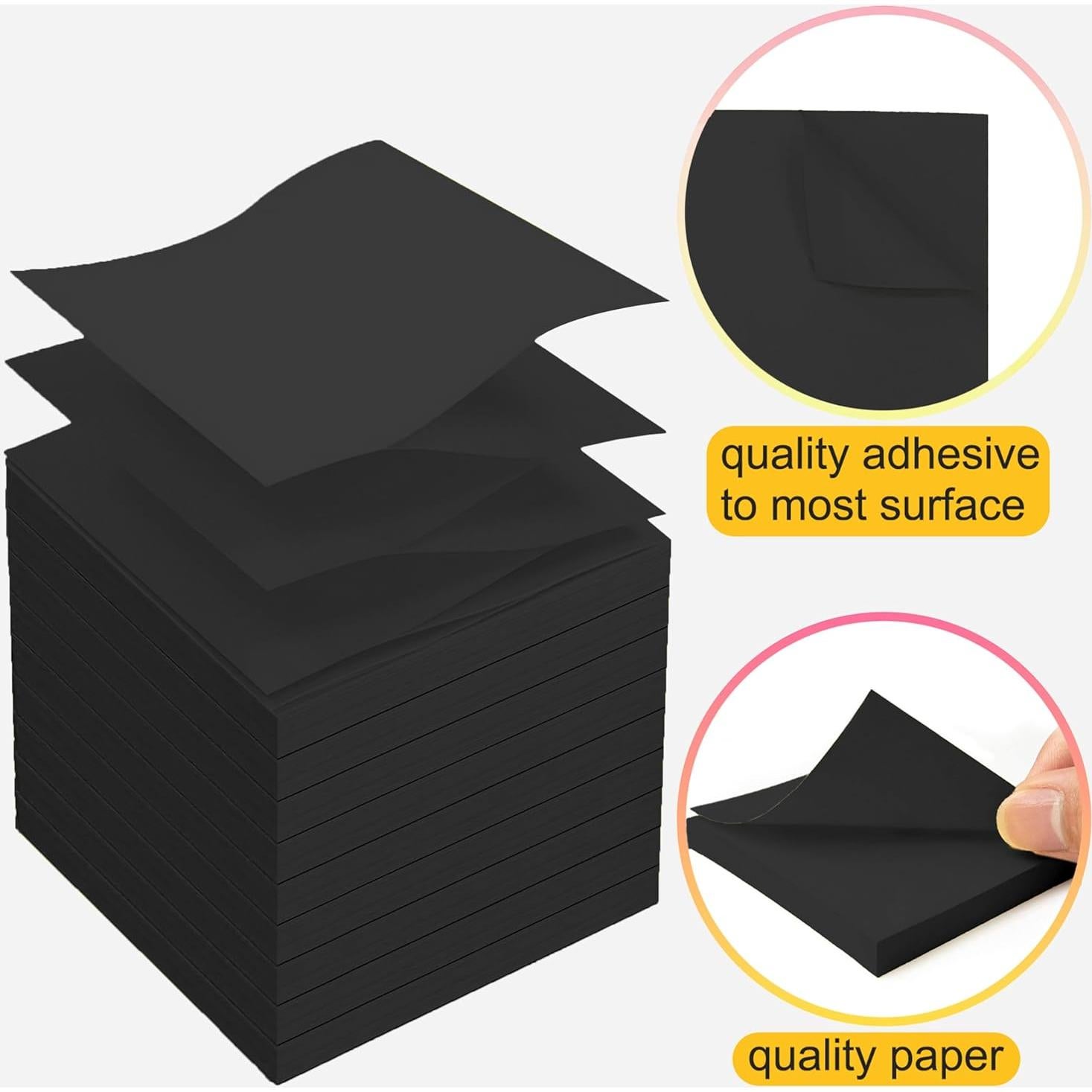 Notas Adhesivas Emergentes Beieverluck 3x3" 48 Paquetes Coloridos