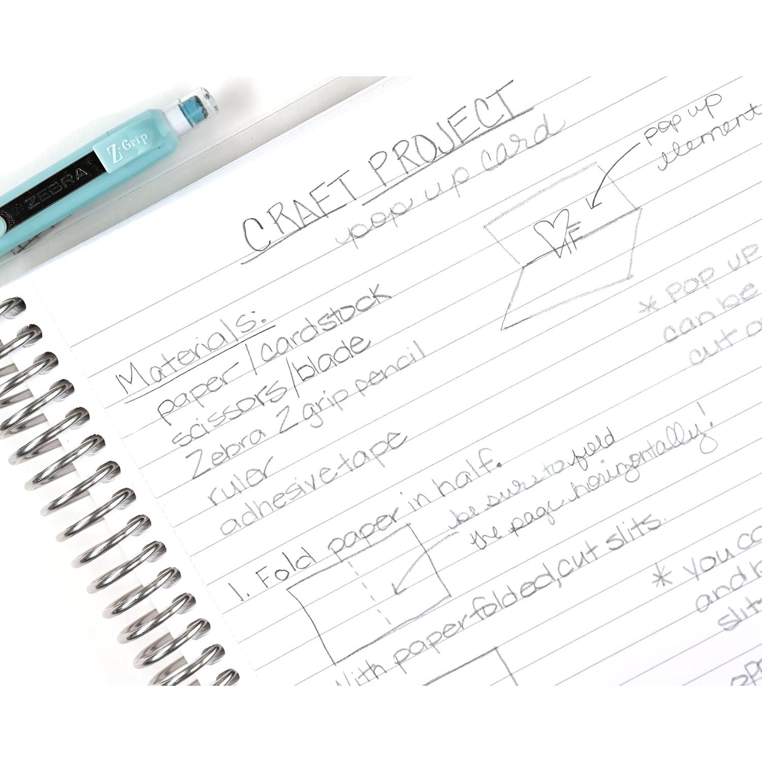 Lápiz Mecánico Zebra Pen Z-Grip 0.7mm HB #2 Paquete de 10