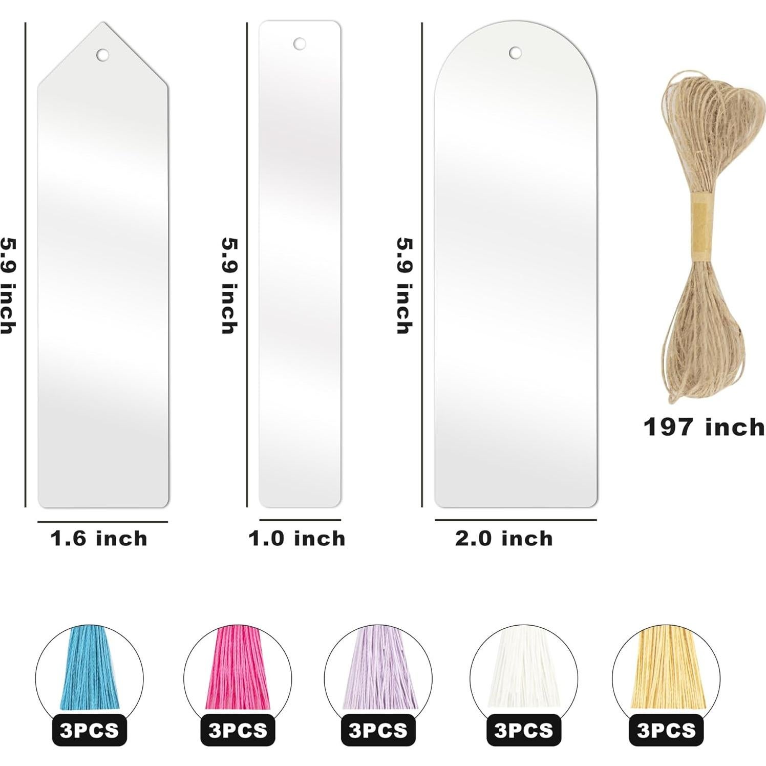 Marcadores de Acrílico Transparentes RAHATA 15 Juegos para Manualidades