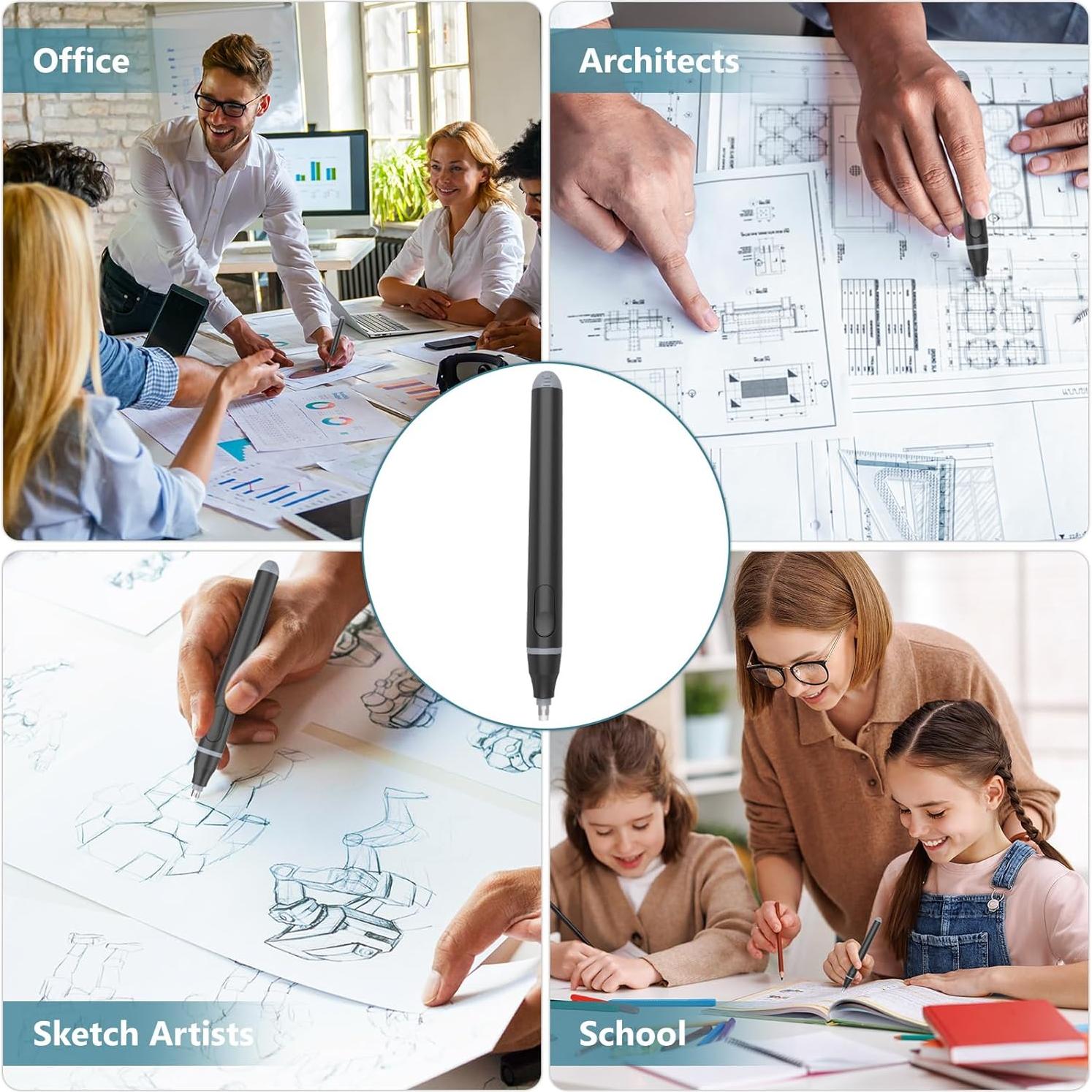 Borrador Eléctrico Foyucool a Batería con 220 Recargas