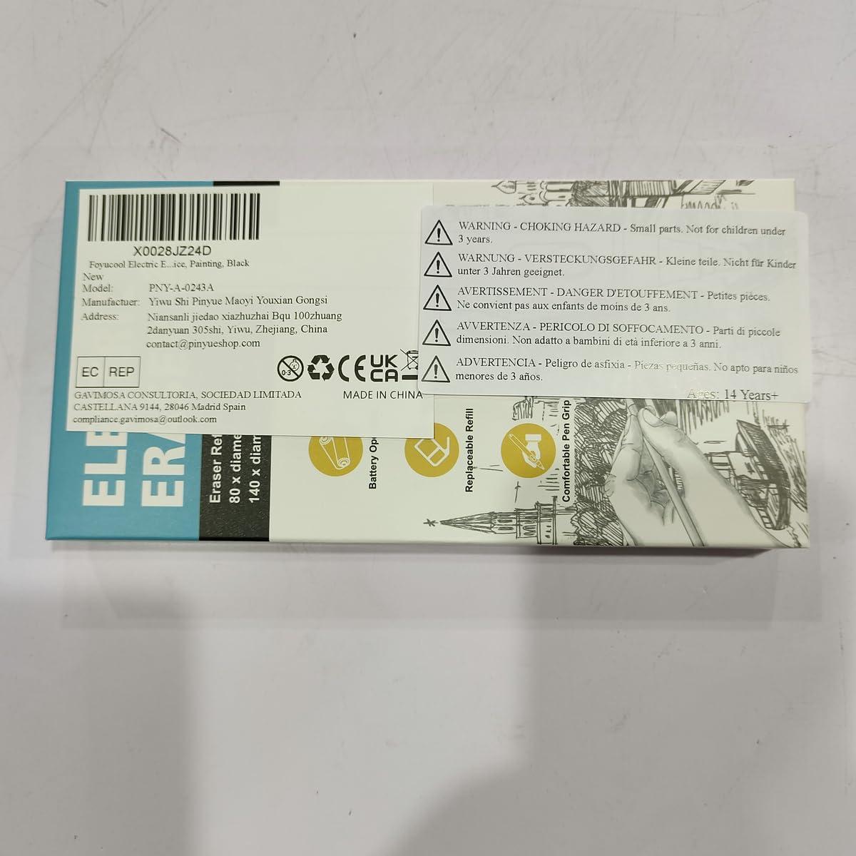 Borrador Eléctrico Foyucool a Batería con 220 Recargas