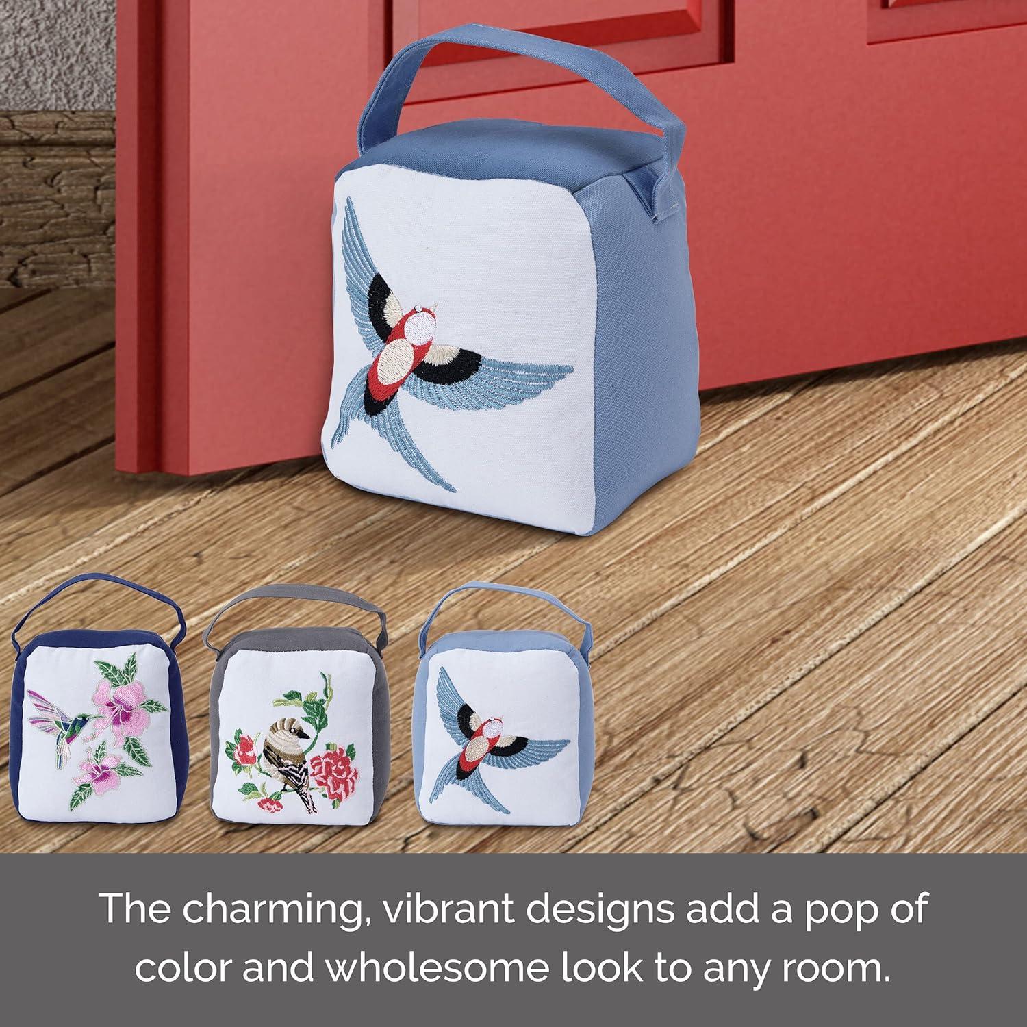 Pesas para Puertas Elements S3 Pájaro Multicolores 14x10x16 cm