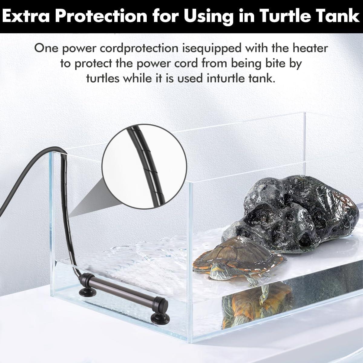 Calentador de Acuario Orlushy 25W Ajustable con Controlador Digital