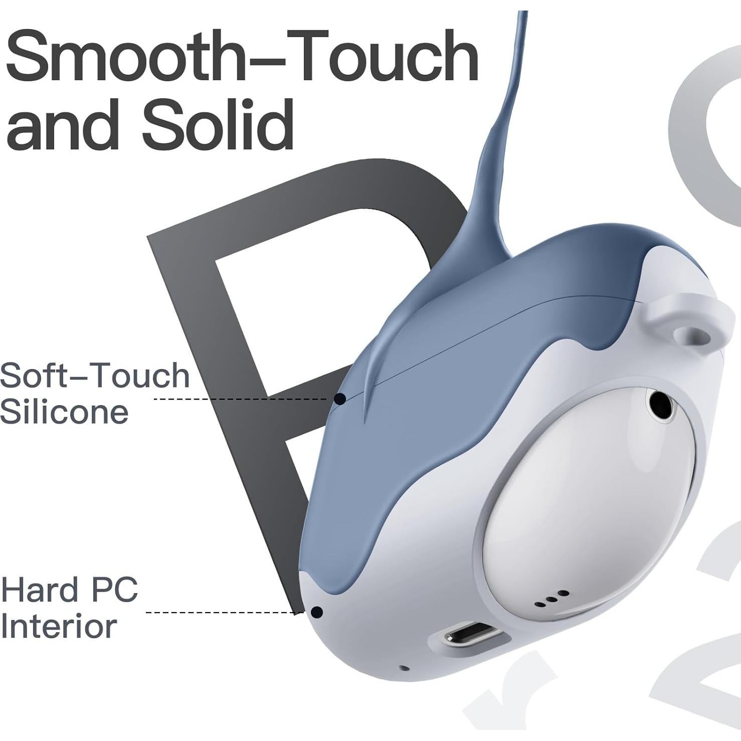 Funda de Silicona JETech para AirPods Pro 1ª/2ª Gen 2023/2022/2019