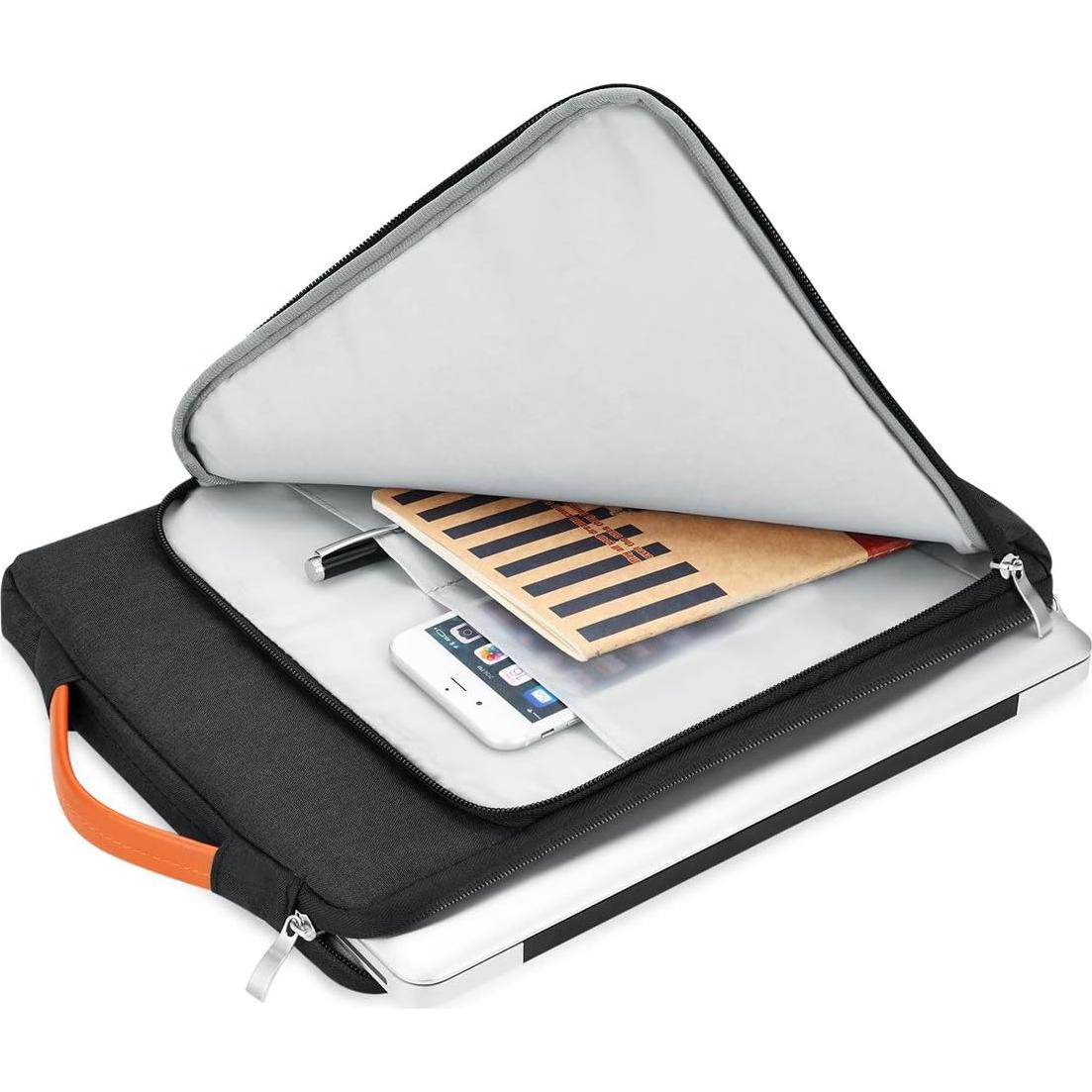 Funda para portátil Kogzzen 13-14" a prueba de golpes - Negro