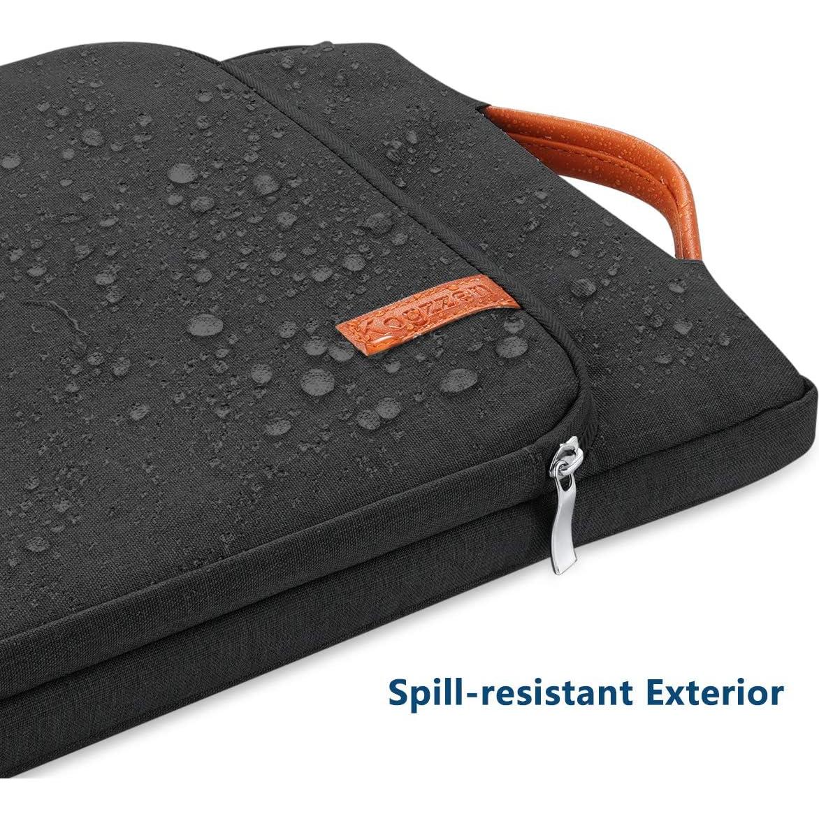 Funda para portátil Kogzzen 13-14" a prueba de golpes - Negro