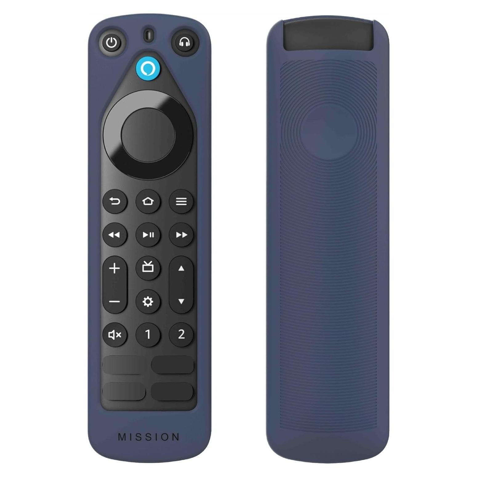 Made for Amazon Remote Cover Case, for Alexa Voice Remote Pro (2022 Release) | Dark Blue