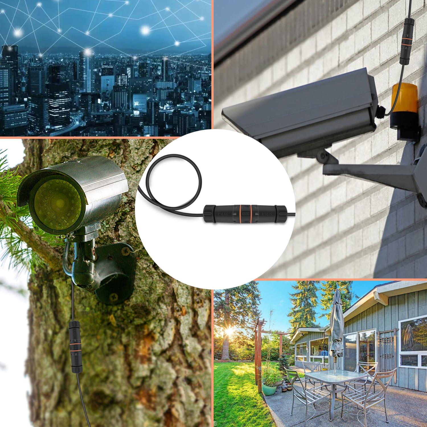 Acoplador RJ45 a Prueba de Agua Dingsun IP68 12 Unidades