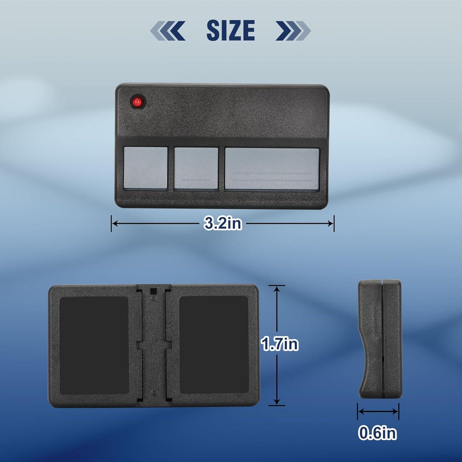 Control Remoto Universal de Puerta de Garaje Werhoo 373LM