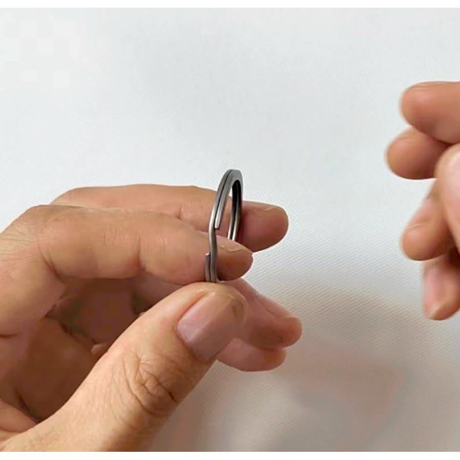 Anillas de Llave BANG TI Titanio 30mm 5 Piezas Gris