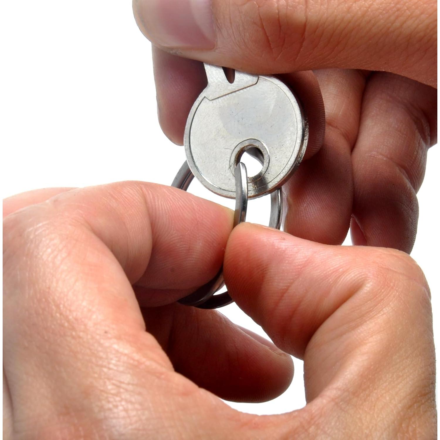 Anillas de Llave BANG TI Titanio 30mm 5 Piezas Gris