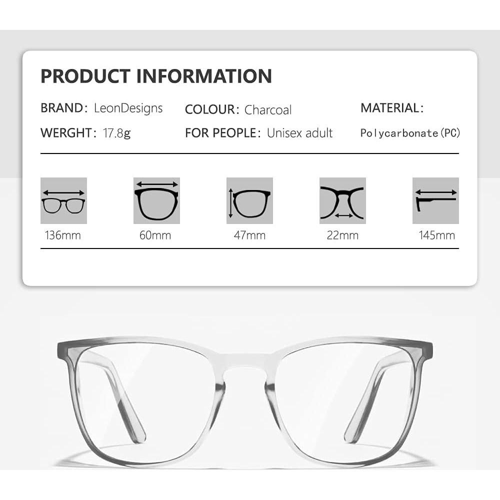 Gafas de Seguridad LeonDesigns Antivaho UV400 Unisex