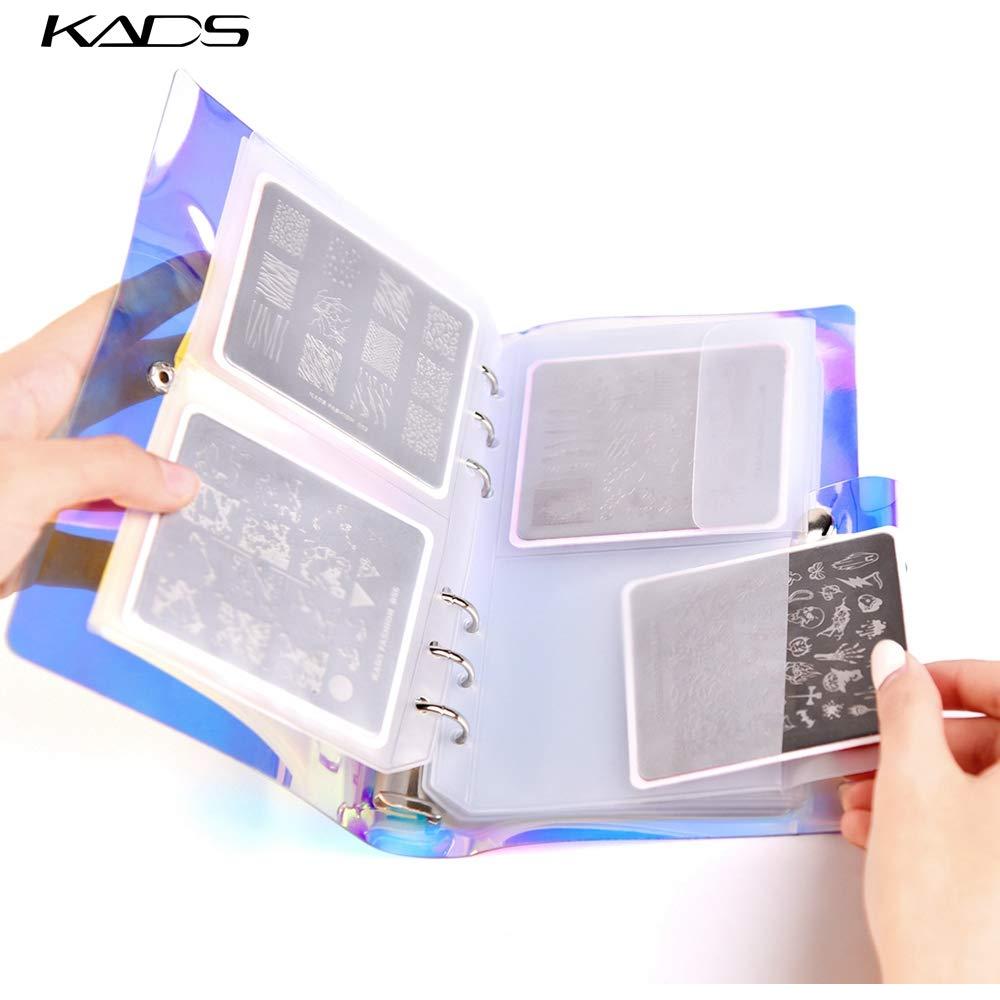 Organizador de Placas de Estampado de Uñas KADS - Holográfico
