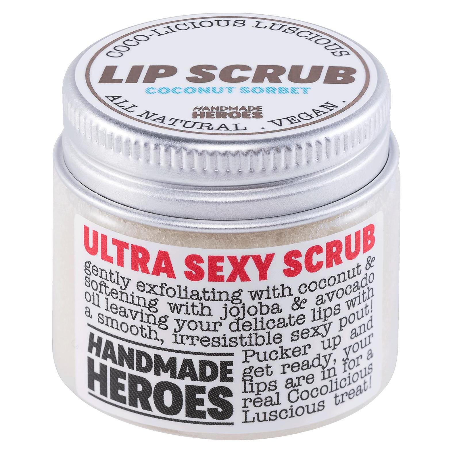 Exfoliante Labial Natural Handmade Heroes Coco 28g Vegano