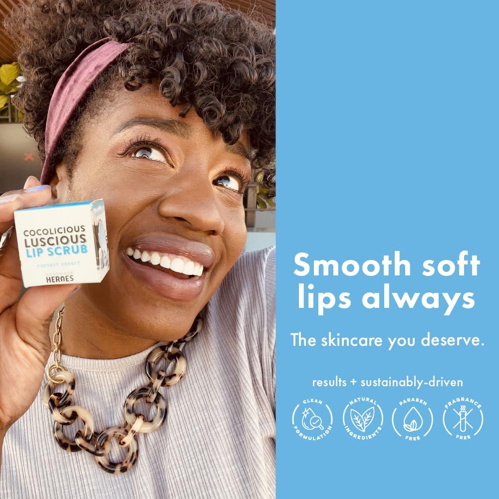 Exfoliante Labial Natural Handmade Heroes Coco 28g Vegano