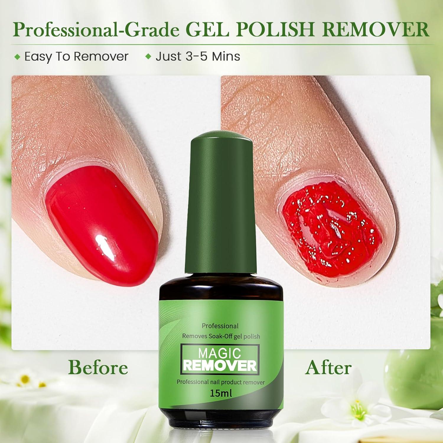 Removedor de Esmalte de Uñas en Gel COSMOO 15ml x2 Rápido