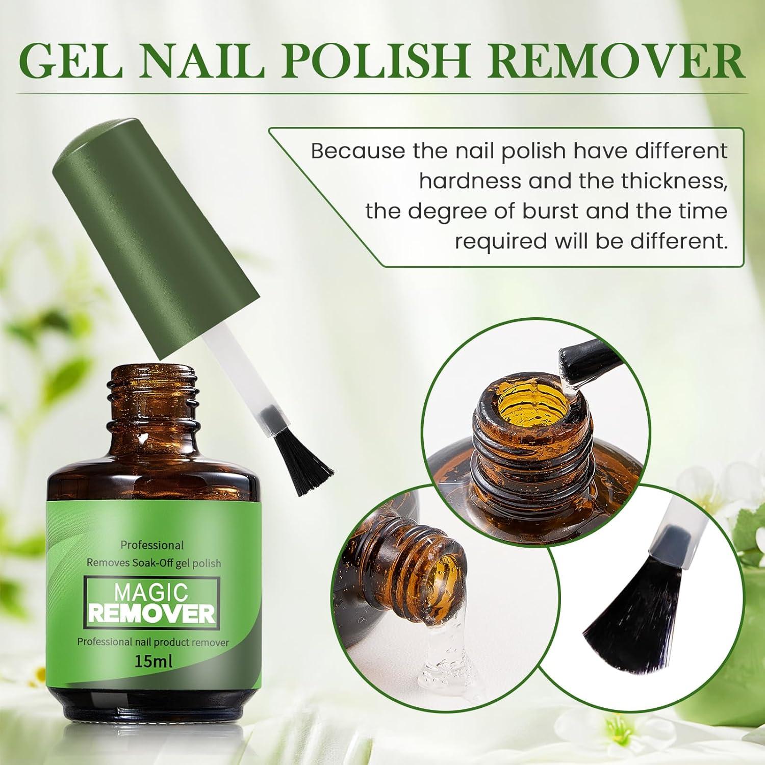 Removedor de Esmalte de Uñas en Gel COSMOO 15ml x2 Rápido