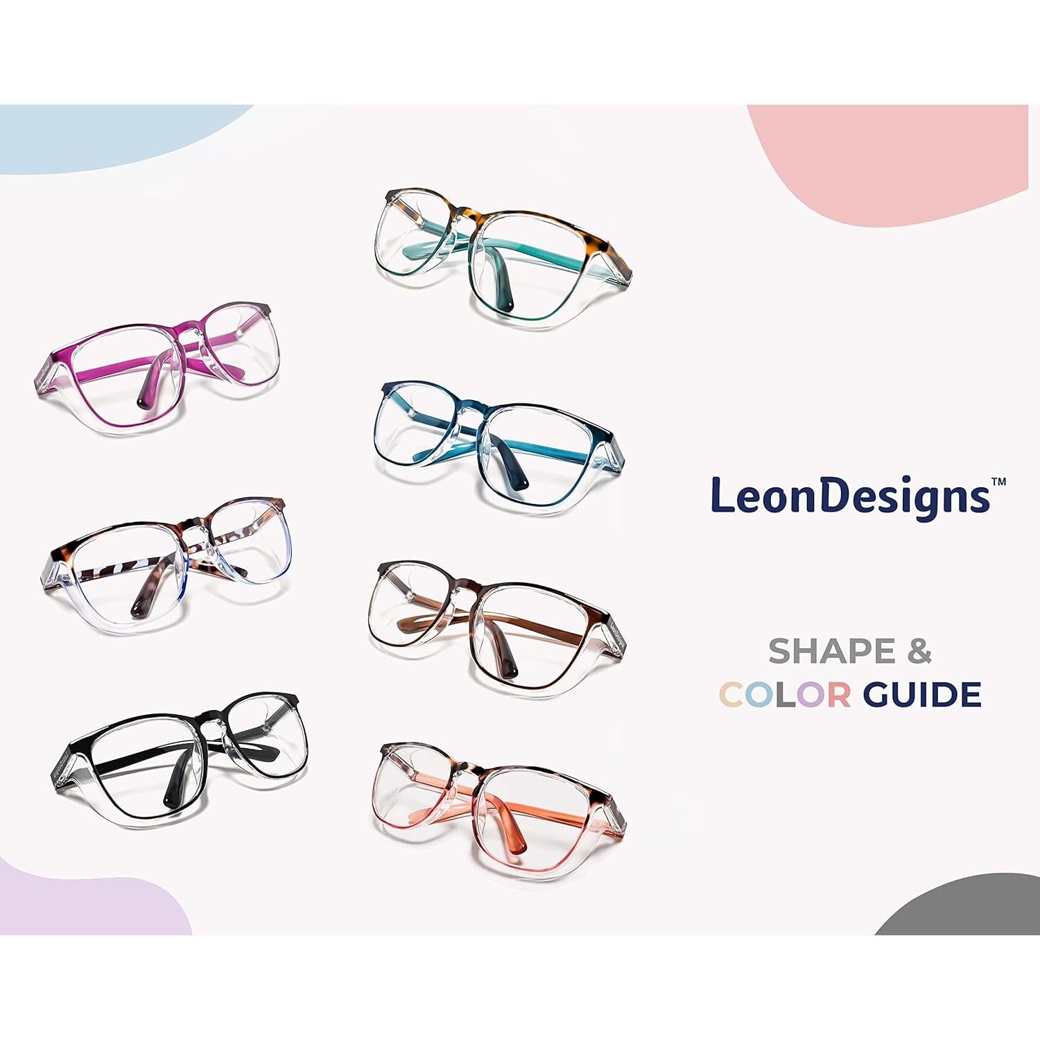 Gafas de Seguridad LeonDesigns Antivaho UV Bloqueo Luz Azul