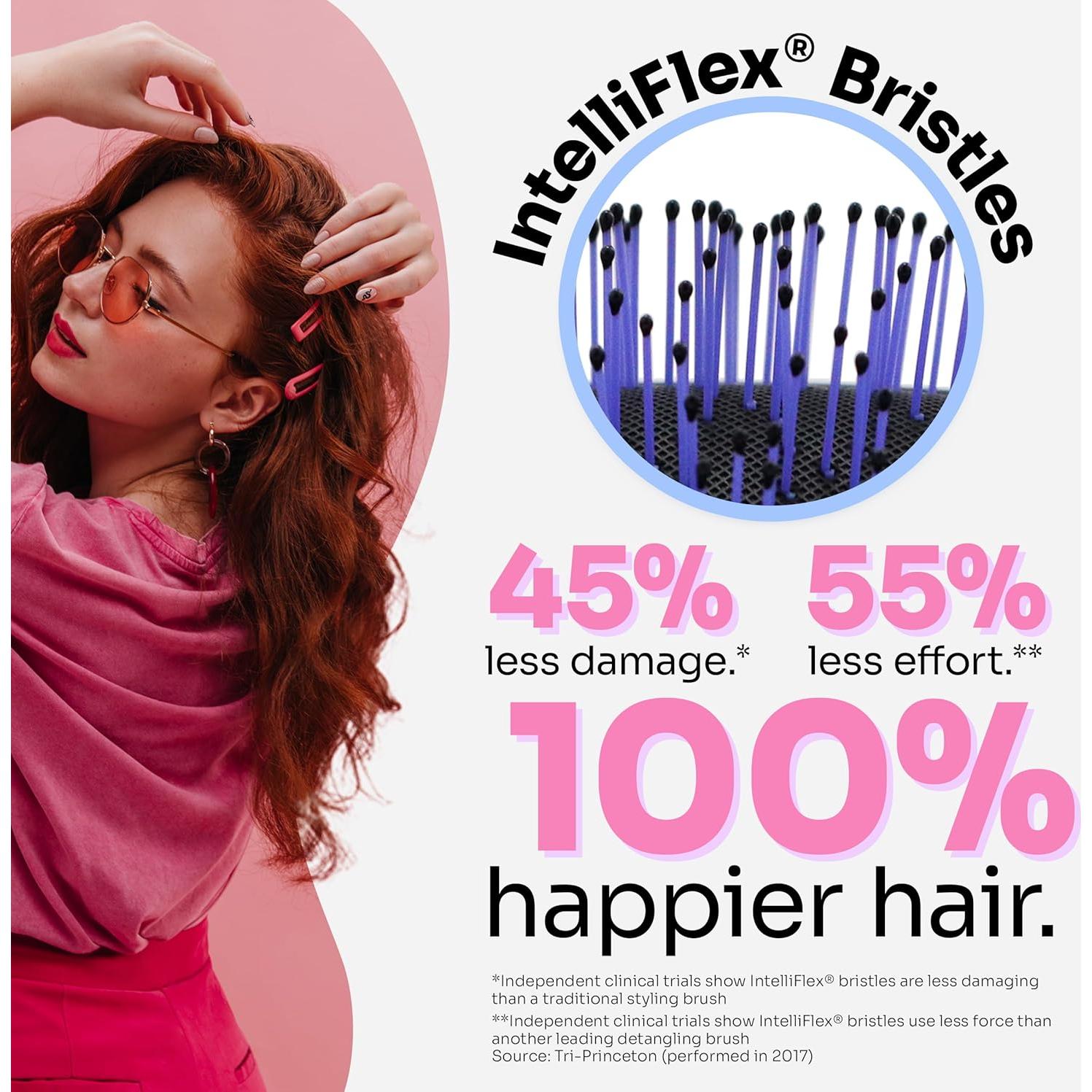 Cepillo Desenredante Wet Brush para Cabello Grueso Negro