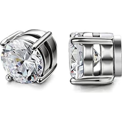 Pendientes Magnéticos Hipoalergénicos Airokiy Multicolor Set 4 Pares