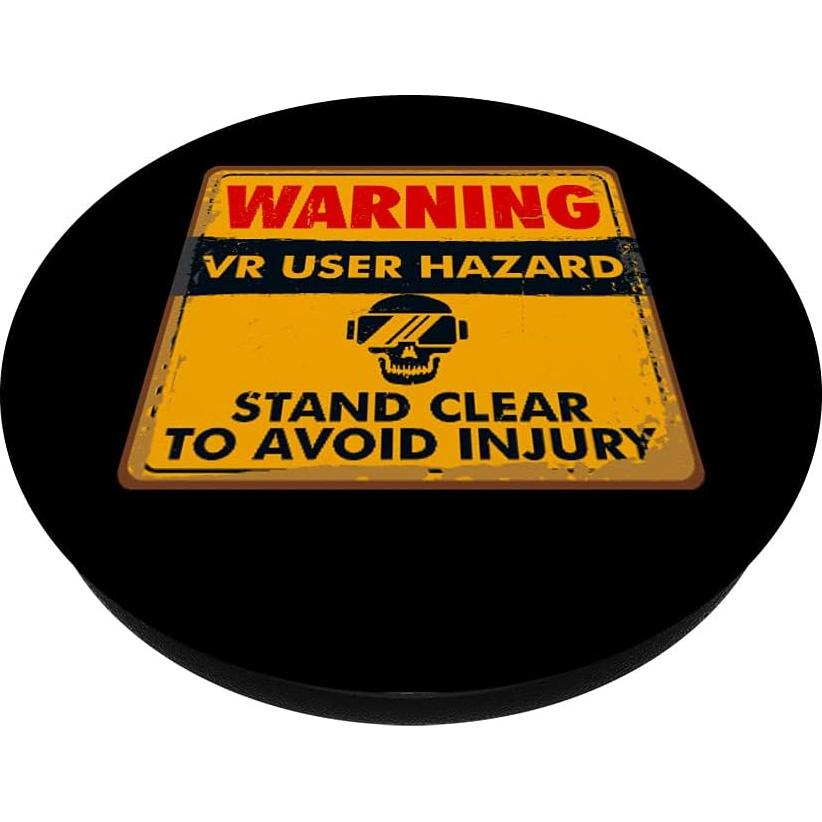 PopSockets Gafas VR Peligro Usuario 3D Soporte Expandible